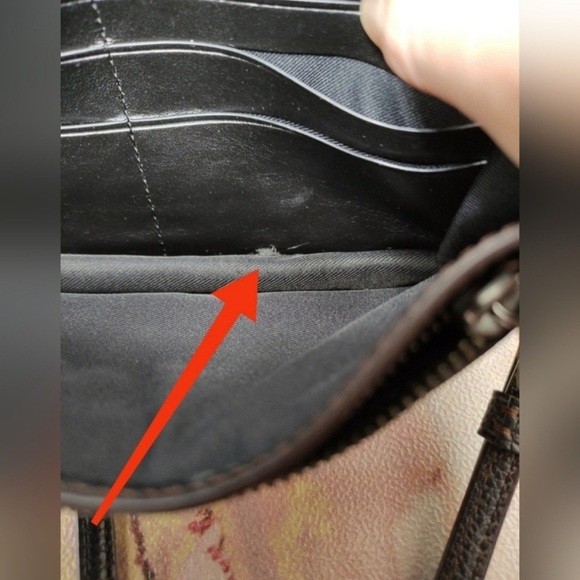 Coach 56117 Foldover Crossbody In Embellished Canyon Quilt Leather Tea Rose - Picture 10 of 10